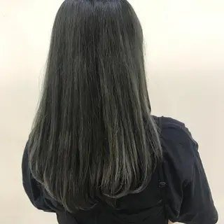 ロング カラー AMI ウルフパーマ/メンズのヘアスタイル