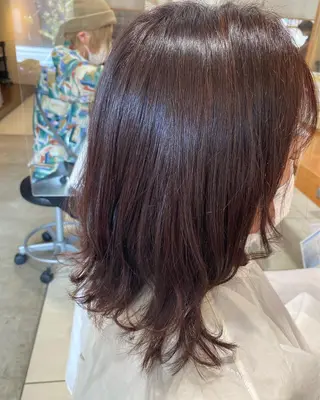 ミディアム カラー ヘアーリアン所属・山中 パトリシアのヘアスタイル