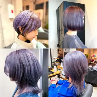 ショート カラー ✨髪質改善/ブリーチ /ショート高山のヘアスタイル