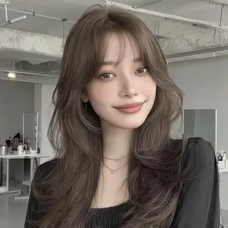 ロング カラー スガト 🎨透明感カラー🌈のヘアスタイル