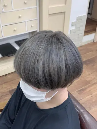 ショート カラー クセを最大限に活かす メンズパーマ奈良大祐のヘアスタイル