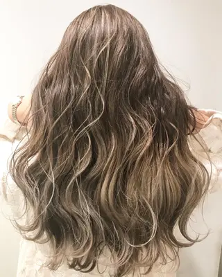 ロング カラー ヘアアレンジ BANK'S hair所属・💐ケラチン 髪質改善寺坂雄飛💐のヘアスタイル