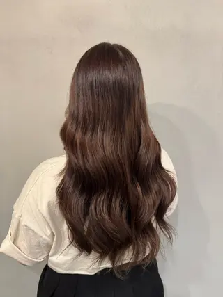 カラー 🫧もも /艶カラー/髪質改善のヘアスタイル