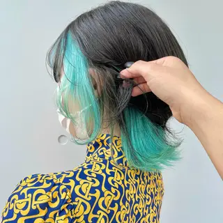 ミディアム カラー もにか🌞原宿/渋谷 🌝ブリーチカラーのヘアスタイル