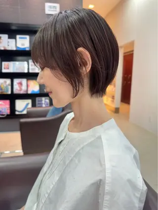 ショート カラー パーマ nambu-GARDEN所属・上田 昂雅のヘアスタイル