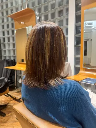 ミディアム カット/パーマモデル 募集🩵　yukaのヘアスタイル