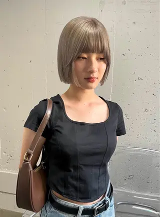 ショート ボブ× フェイスレイヤー🩰のヘアスタイル