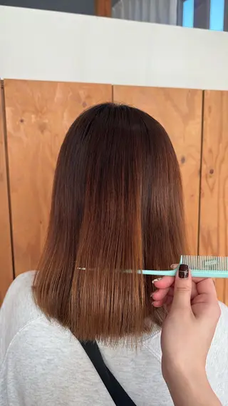 ミディアム 【ルプラボウ】　川村 海音のヘアスタイル