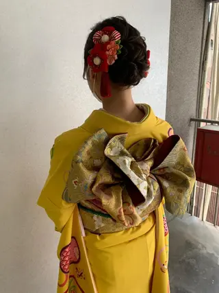 ヘアアレンジ Delight ヘアメイク着付けのヘアスタイル