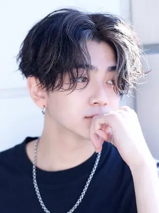 ミディアム パーマ fifth/渋谷/ パーマ/イクミのヘアスタイル