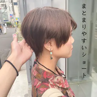 ショート カラー ブリーチ特化/レイヤ ーカット🥀マサルのヘアスタイル
