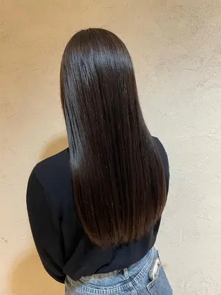 ロング カラー ueki ayaneのヘアスタイル