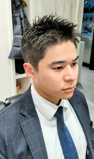 ショート メンズ HAIR&GROOMING　YOSHIZAWA Inc. BANDAI所属・💈多賀 裕史💈のヘアスタイル