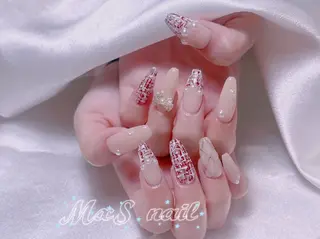 ネイル MxS Nail 【長さだし/フィルイン/マグネット/ワンホンネイル/韓国ネイル/パラジェル】所属・M×S Nail みなのネイルデザイン