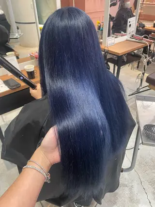 ロング カラー 艶ハイトーン👑♡ NATSUKIのヘアスタイル