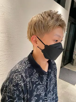 カラー メンズ オスズ 🎀´-のヘアスタイル