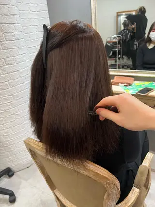 ロング カラー 髪質改善ストレート Kantaのヘアスタイル