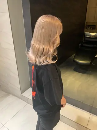 ミディアム カラー パーマ ヘアアレンジ メンズ キッズ ネイル マツエク・マツパ LINDOTOKYO梅田所属・酸性ストレート 髪質改善大槻勇樹のヘアスタイル