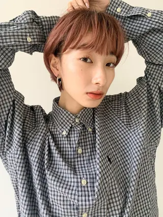 ショート log所属・ボブ/顔まわりカット 💫大澤奈緒美のヘアスタイル