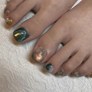 ネイル フリーランス¨̮⃝ ネイリストOKADAのネイルデザイン