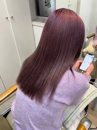 セミロング HARUKA /透明感カラーのヘアスタイル