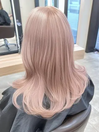 セミロング カラー 森山 謙斗のヘアスタイル