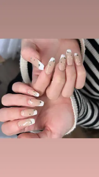 セミロング ネイル マツエク・マツパ apopi's所属・apopis＊ close23:00のネイルデザイン