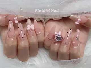 ネイル HANA 長さだしのネイルデザイン