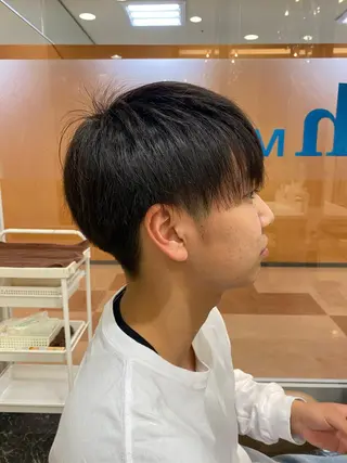 ショート メンズ 縮毛矯正 滝沢尚起のヘアスタイル