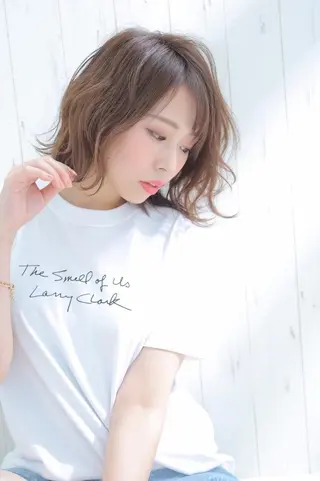 ミディアム 指名支持率NO.1 スタイリストのヘアスタイル