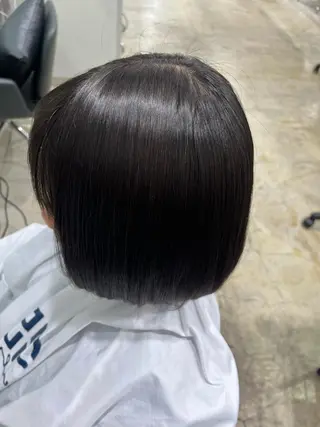 ミディアム 美髪×縮毛矯正 水上真由美😘のヘアスタイル