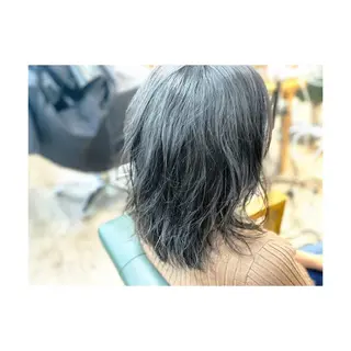 ミディアム 前田 健太のヘアスタイル