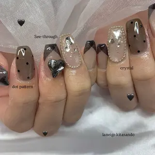 ネイル La neige* yuki 🥯🍑のネイルデザイン