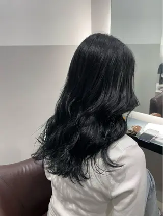 セミロング カラー 坂詰 空のヘアスタイル