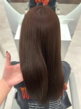 ロング カラー 武田 唯来のヘアスタイル