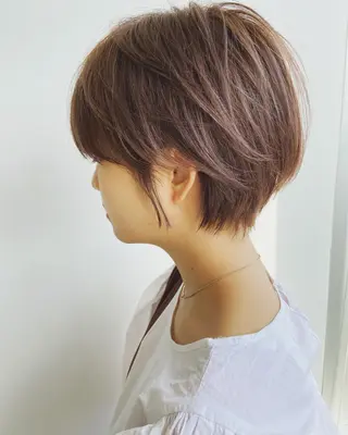 ショート カラー ショート/ボブ /パーマ🌿柏原良亮のヘアスタイル