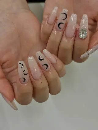 ネイル Ogawa/持ち込み 長さだしパラジェルのネイルデザイン