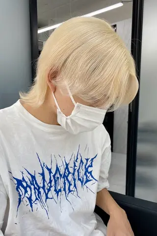 ショート メンズ メッシュカラー 艶髪/西尾 幸樹のヘアスタイル