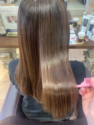 ロング lee甲子園 momokaのヘアスタイル