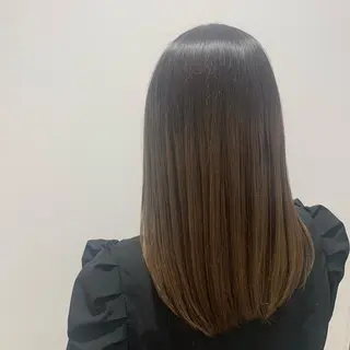 セミロング ボブ/美髪矯正 /佐藤　奈巳のヘアスタイル