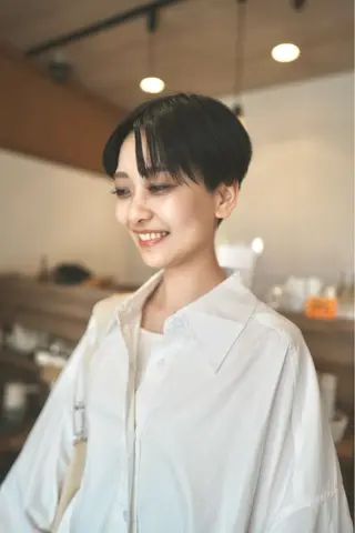 ショート 似合わせ レイヤー須川のヘアスタイル