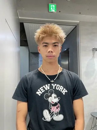 ショート カラー メンズ トレンド🔥メンズ 特化⚡️網野裕希のヘアスタイル