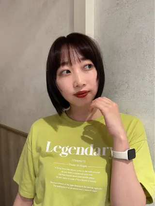 ショート カラー Sora/レイヤー/ 似合わせカラー🤎のヘアスタイル