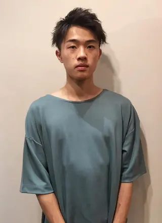 ショート パーマ メンズ skin所属・中村 梨沙のマツエク・マツパデザイン