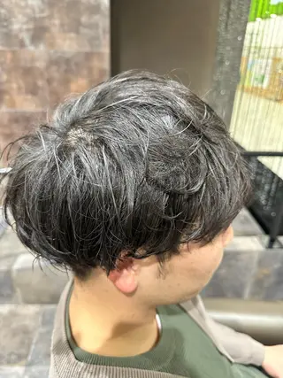パーマ メンズ 姫野 珠羅のヘアスタイル