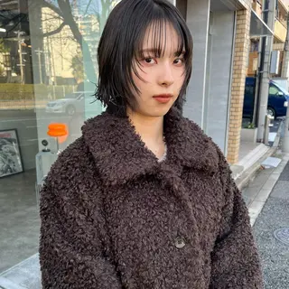 ミディアム カラー パーマ yuumi/大濠🪷 レイヤー/ハイトーンのヘアスタイル