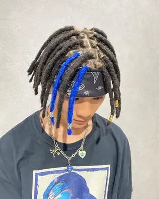 ロング カラー パーマ ヘアアレンジ メンズ キッズ シェアサロン〜糸ito〜所属・Hiro ヒロのヘアスタイル