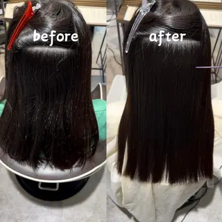 ロング 縮毛矯正専門店アンレーベル所属・縮毛矯正専門店 unlabel近藤のヘアスタイル