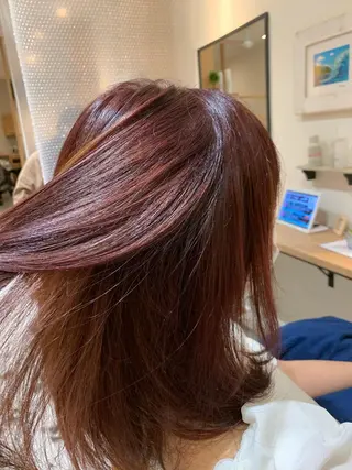 ミディアム カラー オーナースタイリスト 宗正淳志のヘアスタイル