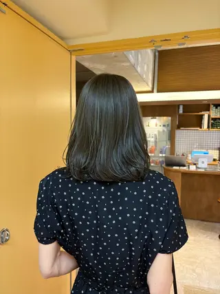 ミディアム カラー 名駅/大人可愛い /艶髪/流音のヘアスタイル